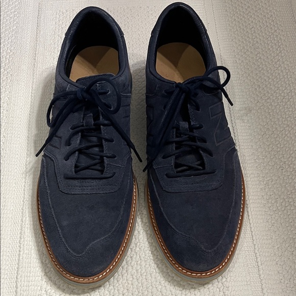 New Balance Dark Blue Suede Oxfords